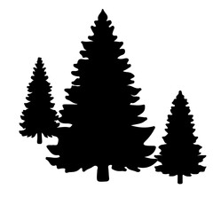 Obraz premium tree, nature, leaf, vector, plant, silhouette, design, illustration, branch, icon, art, symbol, spring, growth, logo, flower, forest, season, environment, summer, ecology, life, oak, decoration, trun
