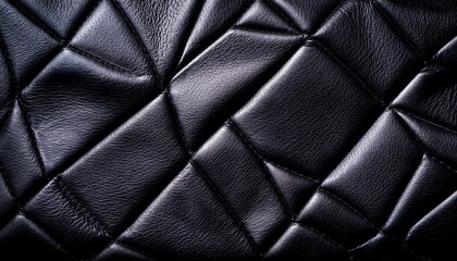 dark leather surface black leather pattern
