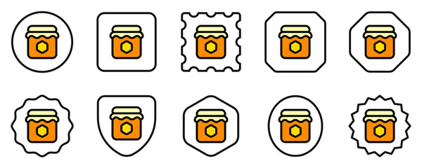 Editable honey jar vector icon. Part of a big icon set family. Perfect for web and app interfaces, presentations, infographics, etc