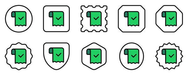 Editable invoice, subscription vector icon. Part of a big icon set family. Perfect for web and app interfaces, presentations, infographics, etc