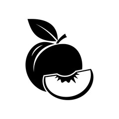 “A minimalist black and white vector illustration of a computer RAM chip icon. The design features a rectangular microchip with rounded corners, detailed with small contact pins on both sides, and the