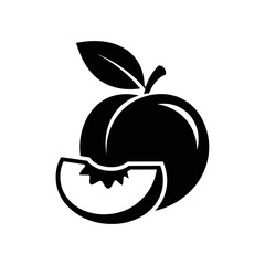 “A minimalist black and white vector illustration of a computer RAM chip icon. The design features a rectangular microchip with rounded corners, detailed with small contact pins on both sides, and the