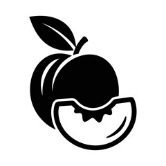 “A minimalist black and white vector illustration of a computer RAM chip icon. The design features a rectangular microchip with rounded corners, detailed with small contact pins on both sides, and the