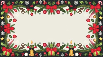 hires for Christmas background and presentation 16 9 size with items and decoration with gifts, accessories and colored balls 