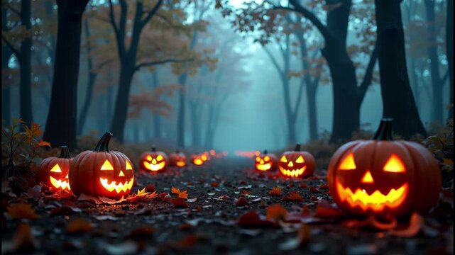 Haunting Halloween - A Spooktacular Pumpkin Parade