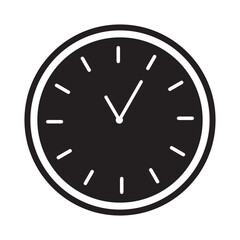 o clock at 11 vector design icon.