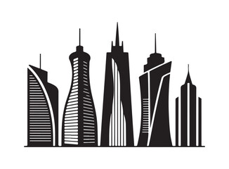 Building icon, City, real estate, Architecture buildings icons, Building web icons, vector illustration EPS 10.