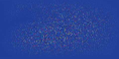 Light Blue, Green vector red banner with set of circles, dots. gradient modern nice art