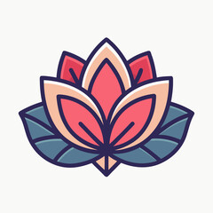 abstract flower design