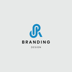 "Bold JR $ RJ logo with metallic texture for a strong corporate identity."