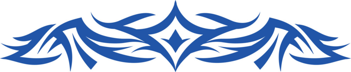  Tribal tattoo border element