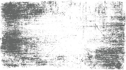 Grungy distressed texture with dark gray splatters and lines on white grunge background