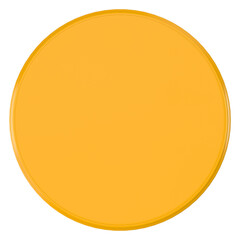 Yellow circle on white background