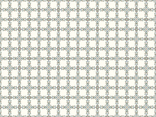 checkered seamless pattern. Ornate floral and geometric background for wallpaper, tiles, wrapping paper, fabric. Backdrop in Mediterranean and Portuguese style tile designs
