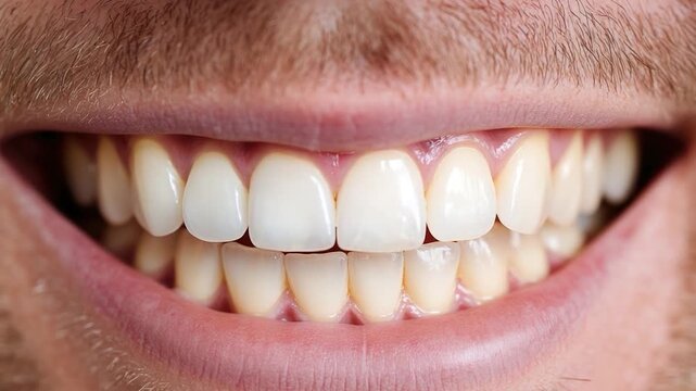A close-up shot of a person's mouth showing a missing tooth