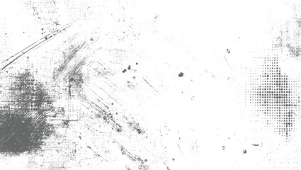 Gray textured background with distressed patterns and dots white grunge