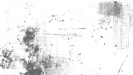 Gray distressed grunge texture with scattered dots and lines white