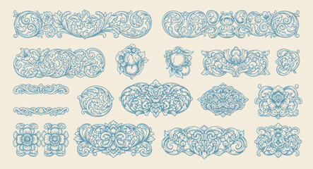 Vintage Baroque Victorian frame border, frame flower pattern vector floral engraved scroll ornament leaf retro decorative design. filigree calligraphic heraldic shield swirl