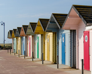 beach huts at the beach