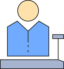 Cashier or Sales Associate Icon
