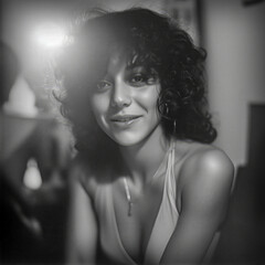 Portrait of a young woman