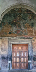 Alaverdi Monastery interior, near Akhmeta in Kakheti. Kakheti is a region in eastern Georgia with Telavi as its capital