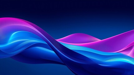 Fototapeta premium abstract blue wave