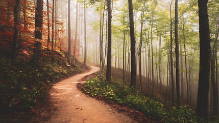 Fototapeta premium morning in the forest