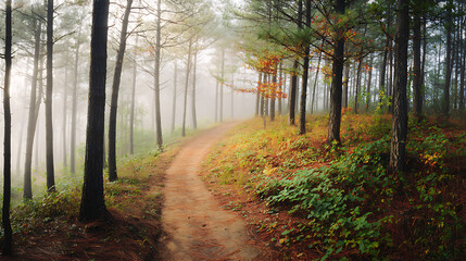 Fototapeta premium morning in the forest