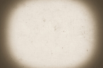 Vingate pinhole sepia photo paper template with vignetting and film grain adn dusts with...