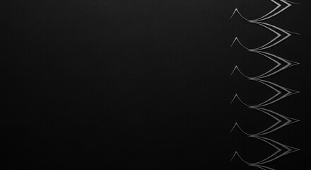 Abstract geometric pattern on black background image