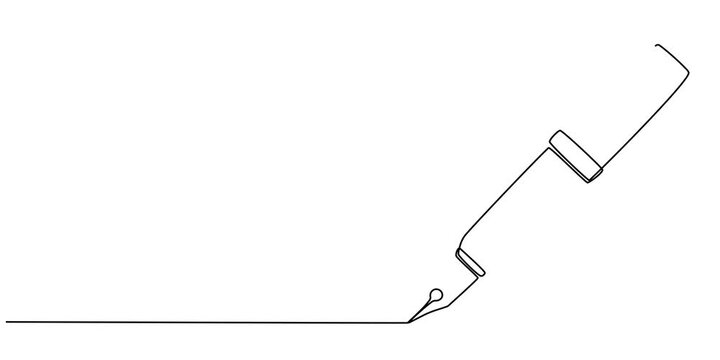 abstract hand writes with a pen, Self drawing animation one continuous line draw, logo