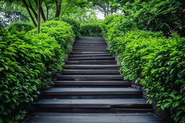 Obraz premium stairs in the park