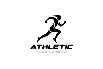 Minimal Athletic Logo Design for Sports, Fitness, and Active Lifestyle Branding