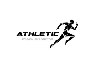 Minimal Athletic Logo Design for Sports, Fitness, and Active Lifestyle Branding