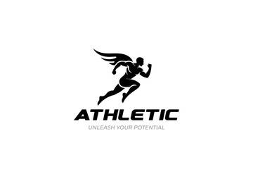 Minimal Athletic Logo Design for Sports, Fitness, and Active Lifestyle Branding