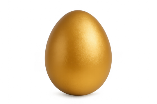 Golden egg symbolizing wealth, investment, success, and opportunity