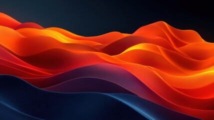 Vibrant Waves of Color Flowing in Dynamic and Smooth Patterns