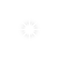 Fototapeta premium White light burst effect overlay bright glow effect