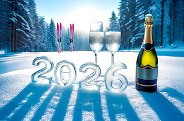 Aspettando il capodanno 2026 e neve sullo sfondo