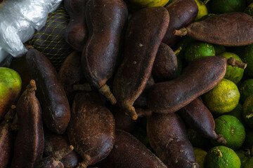 Tamarind tropical fruit - Tamarindus indica