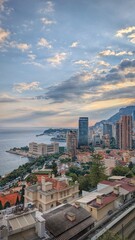 View of Monaco, French Riviera