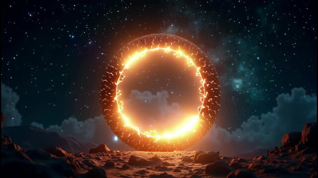 Unveiling the Cosmic Glow - A Spectacular Sky Show