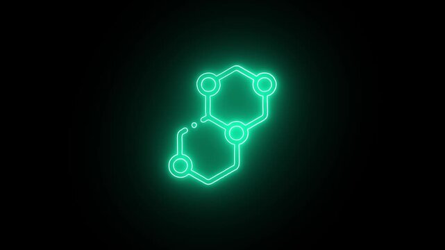 Abstract Molecular Grid Animation pastle 