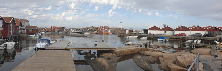 Panorama view of Sm&ouml;gen in Sweden