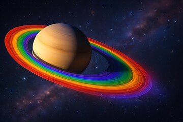 Rainbow Fantasy Art: Vibrant Nature, Abstract & Cosmic Digital Painting Collection