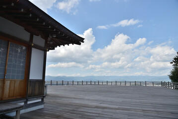 青蓮院飛地　将軍塚青龍殿　大舞台(京都市山科区)