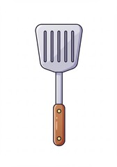 フライ返し　調理器具　キッチン用品　イラスト