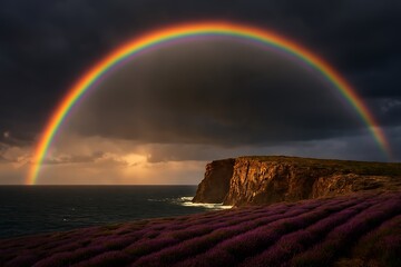 Rainbow Fantasy Art: Vibrant Nature, Abstract & Cosmic Digital Painting Collection