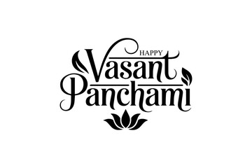 Vasant Panchami Typography –  Hindu Festival Calligraphy Designs
